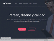 Tablet Screenshot of confeccionespersan.com